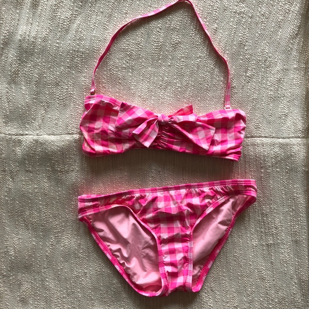 Juicy Couture Pink Gingham Bikini Bottom